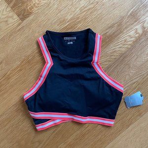 Athletic Stripe Trim Padded Top